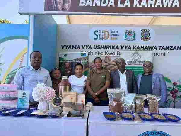 Tanzanian Coffee Cooperative Booth